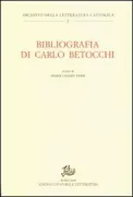 Copertina libro <b>Bibliografia di Carlo Betocchi</b>
