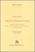 Copertina libro <b>Libertas philosophandi</b>