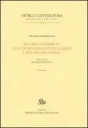 Copertina libro <b>Decimo contributo alla storia degli studi classici e del mondo antico</b>
