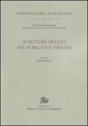 Copertina libro <b>Scritture dell'io fra pubblico e privato</b>