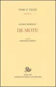 Copertina libro <b>De motu</b>