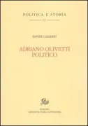 Copertina libro <b>Adriano Olivetti politico</b>