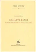 Copertina libro <b>Giuseppe Rensi</b>