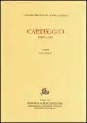 Copertina libro <b>Carteggio 1909-1915</b>