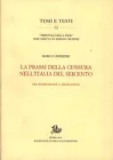 Copertina libro <b>La prassi della censura nell'Italia del Seicento</b>