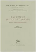 Copertina libro <b>Il linguaggio del tardo Illuminismo</b>