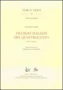 Copertina libro <b>Filosofi italiani del Quattrocento</b>