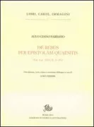 Copertina libro <b>De rebus per epistolam quaesitis (Vat. Lat. 5233, ff. 1r-53)</b>