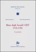 Copertina libro <b>Rime degli Arcadi 1.-14., 1716-1781</b>