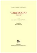 Copertina libro <b>Carteggio, 1918-1947</b>