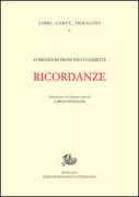 Copertina libro <b>Ricordanze</b>