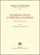 Copertina libro <b>Filosofia civile e crisi della ragione</b>
