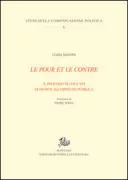 Copertina libro <b>Le pour et le contre</b>