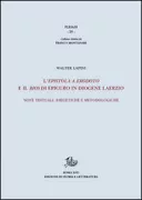 Copertina libro <b>L'Epistola a Erodoto e il bios di Epicuro in Diogene Laerzio</b>