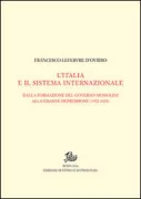 Copertina libro <b>L'Italia e il sistema internazionale</b>