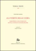 Copertina libro <b>La verità delle cose</b>