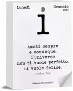Copertina libro CALENDARIO GENIALE 2024