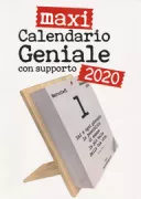 Copertina libro CALENDARIO GENIALE MAXI 2020 CON SUPPORTO