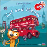Copertina libro <b>Go to London!<br></b>(titolo originale o altro titolo: <i>J'apprends l'anglais avec Cat and mouse: go to London!</i>)