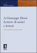 Copertina libro <b>A Giuseppe Dessí</b>
