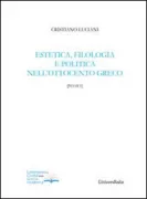 Copertina libro <b>Estetica, filologia e politica nell'Ottocento greco</b>