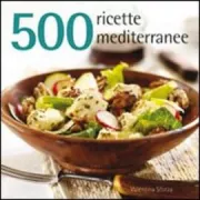 Copertina libro <b>500 ricette mediterranee</b>