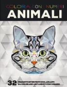 Copertina libro <b>Colora con i numeri animali</b>