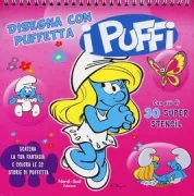 Copertina libro DISEGNA CON PUFFETTA I PUFFI CON GADGET