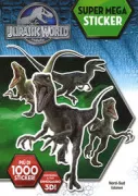 Copertina libro JURASSIC wORLD SUPER MEGA STICKERS EDIZ A COLORI