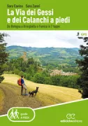 Copertina libro <b>La Via dei gessi e dei calanchi a piedi</b>