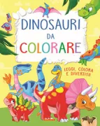 Copertina libro <b>Dinosauri da colorare</b>
