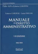 Copertina libro <b>Manuale di diritto amministrativo</b>