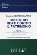 Copertina libro <b>Codice dei reati contro il patrimonio</b>