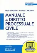 Copertina libro <b>Manuale di diritto processuale civile</b>