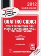 Copertina libro <b>Quattro codici</b>