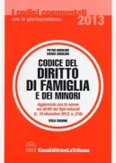 Copertina libro <b>Codice del diritto di famiglia e dei minori</b>