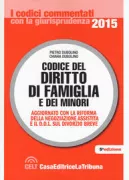Copertina libro <b>Codice del diritto di famiglia e dei minori</b>