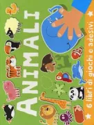 Copertina libro Animali 6 libri di giochi e adesivi