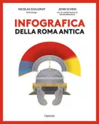 Copertina libro <b>Infografica della Roma antica<br></b>(titolo originale o altro titolo: <i>Infographie de la Rome antique</i>)