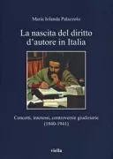 Copertina libro <b>La nascita del diritto d'autore in Italia</b>