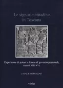 Copertina libro <b>Le signorie cittadine in Toscana</b>