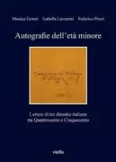 Copertina libro <b>Autografie dell'età minore</b>