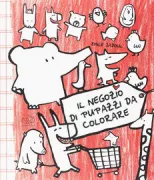 Copertina libro Il negozio di pupazzi da colorare