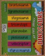 Copertina libro <b>My first library. Dinosaurs</b>
