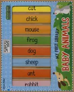 Copertina libro <b>My first library. Baby animals</b>