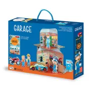 Copertina libro <b>Garage: costruisci 4 garage diversi a 2 piani e gioca con 7 formine</b>