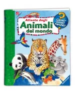 Copertina libro <b>Atlante degli animali del mondo<br></b>(titolo originale o altro titolo: <i>Mein großes Tieratlas</i>)