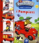 Copertina libro <b>I pompieri<br></b>(titolo originale o altro titolo: <i>Les pompiers avec Léon</i>)