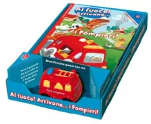 Copertina libro Al fuoco! Arrivano i pompieri!