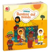 Copertina libro <b>Bambini del mondo<br></b>(titolo originale o altro titolo: <i>Livre en relief : les enfants du monde</i>)
